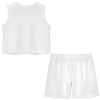 Custom Womne's sleeveless shorts set