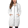 Custom Women Zip‑Up Long Hoodie Dress