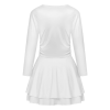 Custom Women's Square Neckline Ruffled Mini Dress