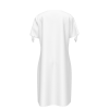 Custom Women's V-Neck Tie Sleeve Casual Bodycon T-Shirt Dress