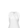 All Over Print Women's V-neck Sleeveless Pleated Pocket Dress