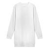 Custom Women's Crew Neck Long Sleeve Loose Fit Sweatshirt Dress