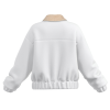 Custom Women Winter Fleece Long Sleeve Double zipper jacket