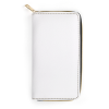 Custom Large Capacity Zip Around Wallet PU Leather Clutch Purse With Multi-Layer Slots