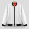 Custom Men's Full Zip Bomber Jacket Long Sleeve Casual Coat