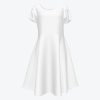 Custom Women's Short-Sleeve Crew Neck Dress