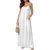 Custom Womne's Sleeveless backless camisole loose long dress