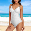 All-Over Print Women's Sexy V-Neck One-Piece Swimsuit