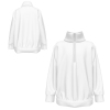 Children's long sleeved half zipper double pocket top