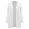 Custom Women Long Pocket Open Front Casual Cardigan