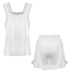 Custom Women Ruffle Strap Loungewear Pajama Set