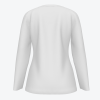 Custom Women's ribbed square-neck long-sleeved T-shirt