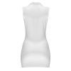 Custom Women's Sleeveless Half Zip Polo Mini Bodycon Dress