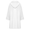 Custom Women's Long Sleeve Midi Length lined hooded jacket
