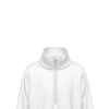 Children's long sleeved half zipper double pocket top