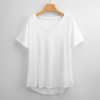 Custom Women's Ice silk V Neck Short-sleeve T Shirt