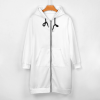 Custom Women Zip‑Up Long Hoodie Dress