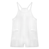 Custom Women's Spaghetti Strap V Neck Pocketed Loose Fit Romper