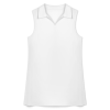Custom Women Collared Sleeveless Loose Mini Shirt Dress