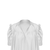 All Over Print Women's Ruffle Sleeves Pleated Blouse Top