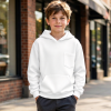 Children's chest pocket hooded sweatshirt