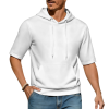 Custom Men's Short Sleeve Casual Hoodie