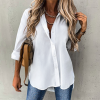 100%Cotton Custom Women's Irregular Hem Shirt