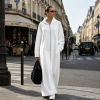 Custom Women's Velvet Zipper Maxi Dress with pockets