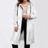 Custom Women Zip‑Up Long Hoodie Dress