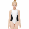 Custom Girl's High Neck One Piece Swimsuit