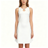 Custom Women's Sleeveless Keyhole Neck A Line Casual Dress