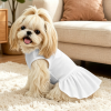 Custom Sleeveless Pet Ruffle Skirt Dress For Small Puppies