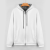 Custom Men's Fleece Lined Zip Up Hoodie Long Sleeve Casual Sweatshirt