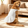 Custom Sleeveless Pet Ruffle Skirt Dress For Medium Large Dogs