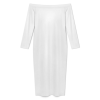 Custom Women's Off-shoulder long-sleeved dress