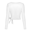 Custom Women's Bow-tied fine band long-sleeved Top