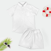 Custom Men's Short Sleeve Shirt & Shorts Set Outfit Sets