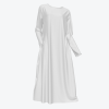 Custom Women's Long Sleeve Maxi Dress with Pockets