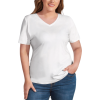 Custom Women's Ice silk V Neck Short-sleeve T Shirt
