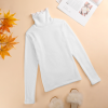 Custom Women Mock Neck Long Sleeve Sweater Shirt