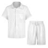 Custom Men's Short Sleeve Shirt & Shorts Set Outfit Sets