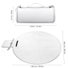 Custom Round Foldable Portable Picnic Mat With Carry Strap