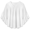 Customizable Women's V-Neck Flare Sleeve Blouse