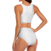 Women's Cut-Out High-Waisted Two-Piece Swimsuit