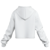 Custom Women's Cropped Long Sleeve Casual Hoodie