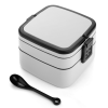 Custom Double layer Bento Box With Spoon