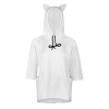 Custom Women Casual Hooded 3/4 Sleeve Pullover