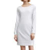 Custom Women's Crew Neck Long Sleeve Loose Fit Sweatshirt Dress