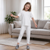 Custom Kids's Round neck short sleeved Pajamas Sets