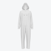 Custom Men's Zip-Up Hooded Long Sleeve Jumpsuit With Pockets